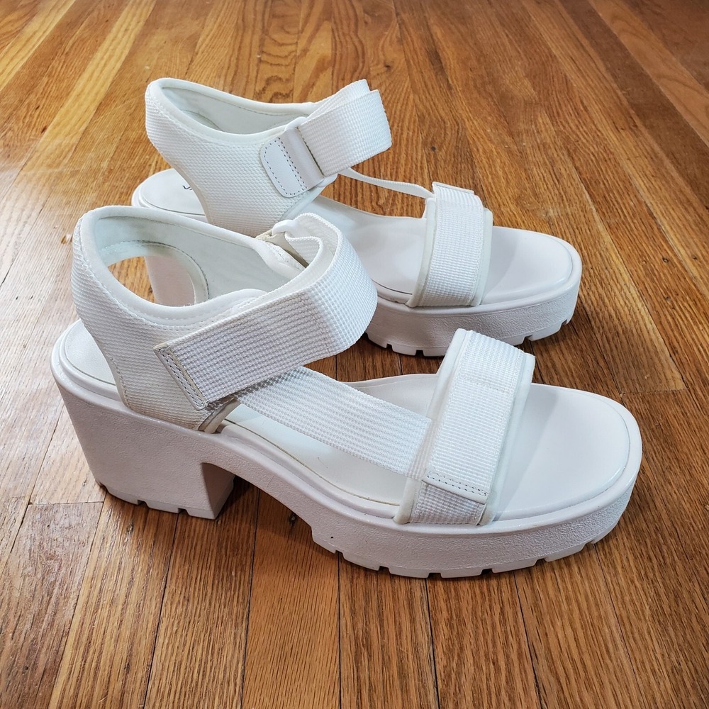 Vagabond Shoemakers Dioon White Sandals‎ Womens Sz 10 Strappy Adjustable